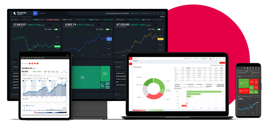 Mounting financial display